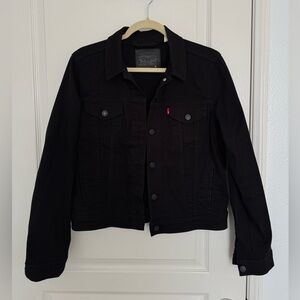 Levi’s black denim jacket